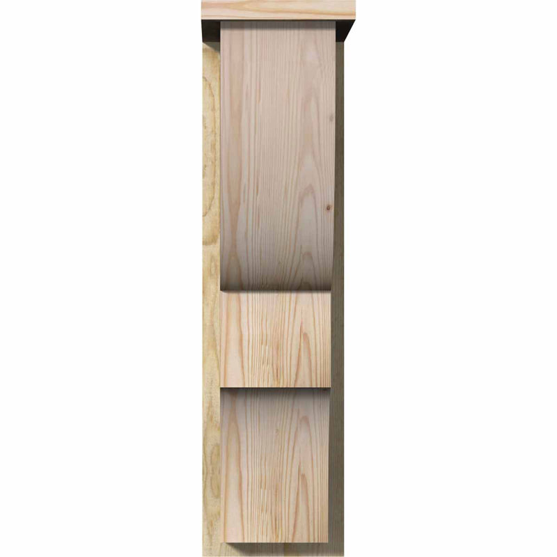 Corbeau Ridgewood avec contre-plaque, H 30 po x l 8 po x P 14 po, Sapin de Douglas, Sciage brut