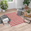 Tapis rouge / blanc Chekered-60599991