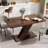 Modern Extendable Console Dining Table, Multi-Functional Design for Versatile Use