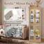 Vitrine vitrée chêne-133999171