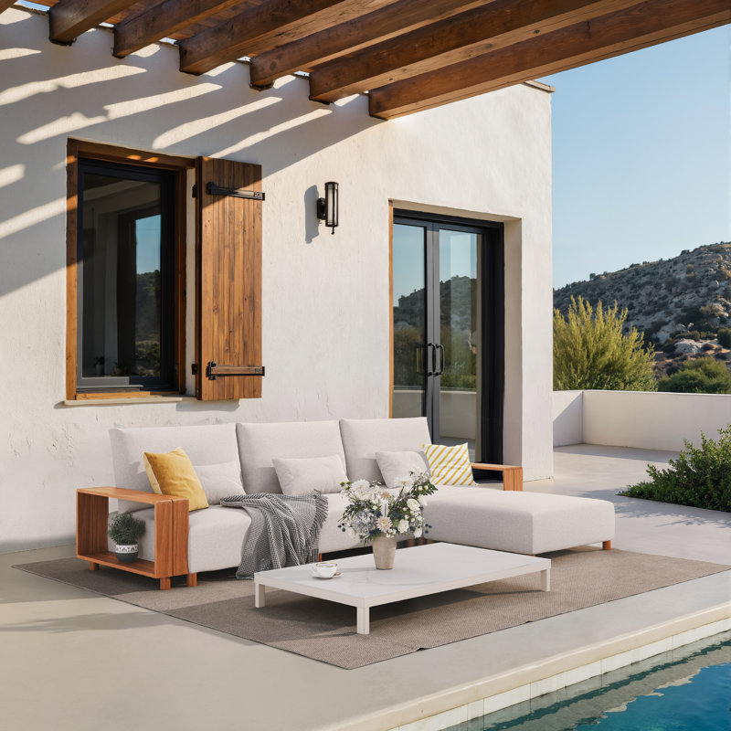 Yanali 5-Piece Aluminum Patio Conversation Set