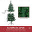 Demi-arbre de Noël artificiel 5 pi