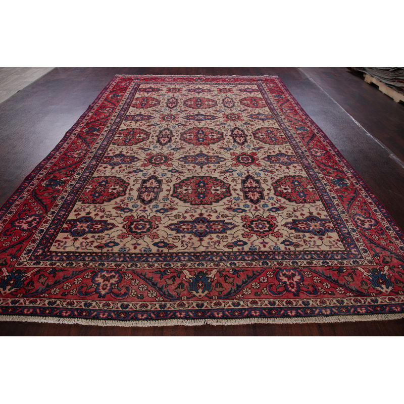 Tapis géométrique antique 8 x 11
