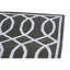 Geometric Area Rug in Dark Gray