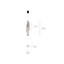 Black Note Triplet Suspension Light - DIM0-10V LED - Rounded Tube-1876538532-1876538534