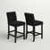 Ebeling Upholstered Counter Stool with Solid Wood Frame