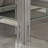Modern Tempered Glass Top End table with Stainless Steel Frame-2044727243-2044727241