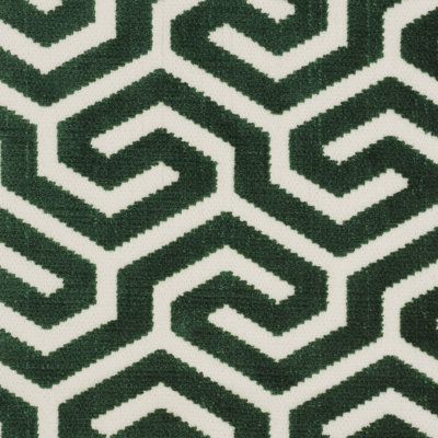 Ming Fret Velvet Fabric