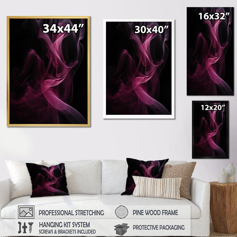 Rose, noir, rose et disjoncteur chromatique noir, Cadre photo doré simple, H 32 po x l 16 po x P 1 po