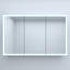 48 In. W X 30 H Rectangular Silver Aluminum Recessed/Surface Mount Medicine Cabinet With High - Definition Mirror, Integrated Led, 110 Soft Close Hinges, Fog Function And Charging Stations Robust