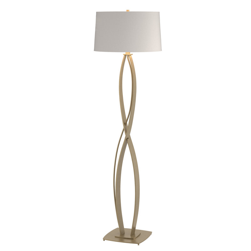 Lampe sur pied Almost Infinity, Lin, Or doux