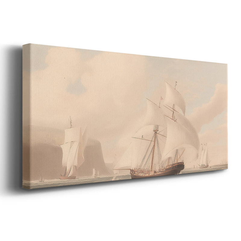 Nautical Series-LI- Toile tendue avec châssis-Prêt à accrocher, H 20 po x l 50 po