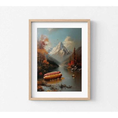 Dog Wall Art: Floating Dogs Design - Ready to Hang, Framed Option