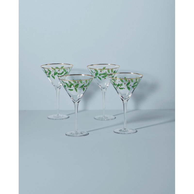 Holiday 8 oz. Martini Glass