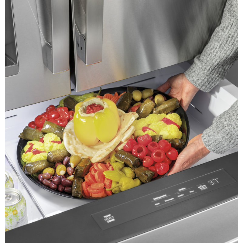 GE Profile Smart Appliances 35.625" French Door 27.6 cu. ft. Refrigerator