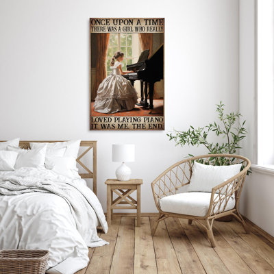 " A Girl Loved Playing Piano "