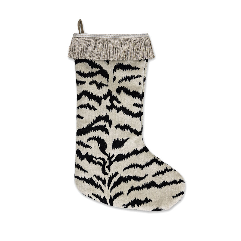 Tigre Stocking / Trim, Off White/Black