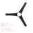 Velocity 52in 3-Blade Smart Ceiling Fan 2700K-6000K CCT Tunable Range LED Light Kit in Matte Black with Remote Control Works With iOS or Android App-126659223