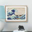The Great Wave Off Kanagawa by Katsushika Hokusai - Framed Print-55738226-55738227