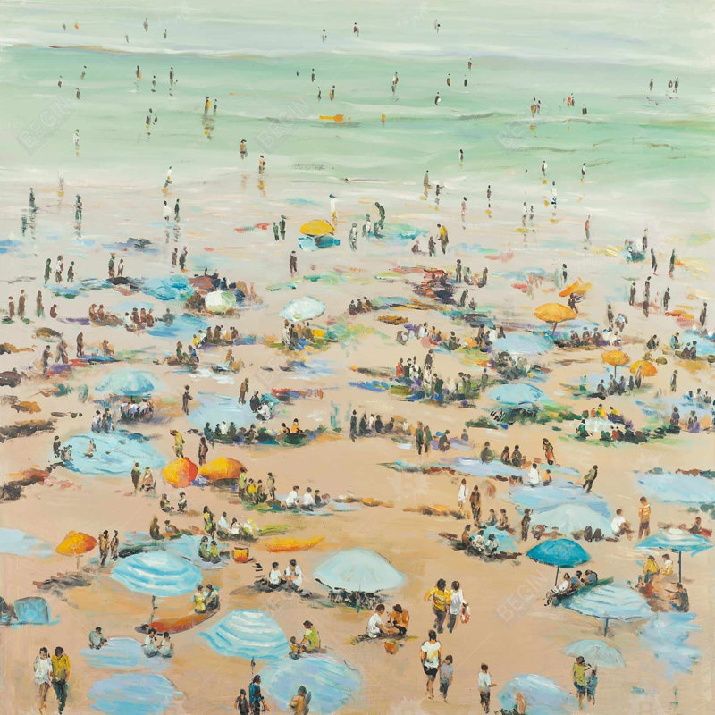 " People At The Beach "