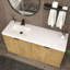 Meuble-lavabo autoportant 59 po avec lavabo gauche en acrylique renforcé Monterey-4094931-26751308