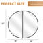Miroir mural demi-cercle en alliage d'aluminium-1765503494-1765503495
