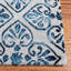 Oakton Floral Handmade Tufted Wool Grey/Charcoal Area Rug-22251520