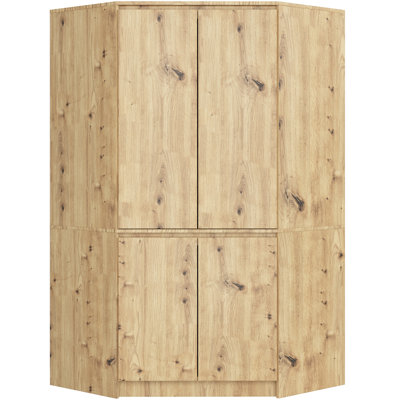 Silenus 4 Door Manufactured Wood Wardrobe