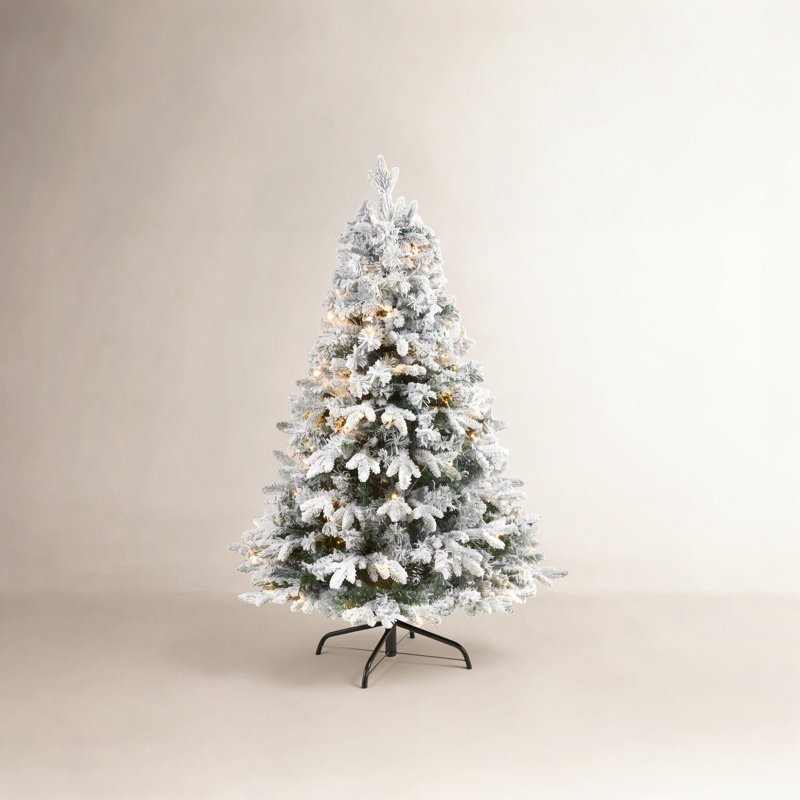 Lighted Artificial Christmas Tree, 4' H