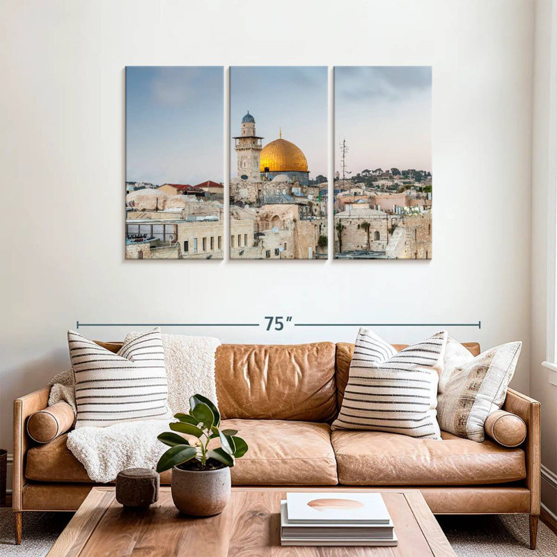 Rorry Dome Of The Rock View, 36" H x 57" W