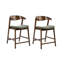 Upholstered Bar Stool with Solid Wood Frame-668995228