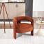 Chaise d'appoint avec pieds en bois robustes-129543159