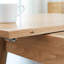 Table de salle à manger en chêne pour famille, extensible, pour 6 à 10 personnes, table en bois massif, 31,62 po Largeur, couleur