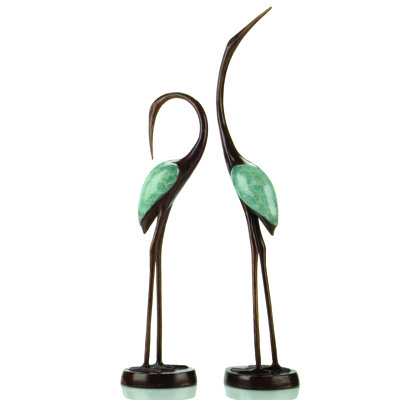 Ensemble de 2 figurines d'oiseaux Sansbury
