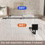 Porte de douche sans cadre l 60 po x H 60 po, verre trempé transparent 1/4 po, film antidéflagrant, poignée en acier inoxydable-114250360