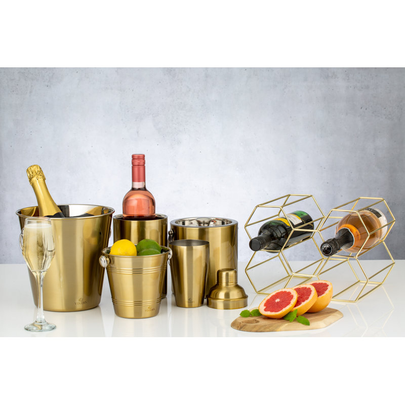 Barware Champagne Bucket 4L, Gold