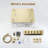 Rodeo 32"X24" Thermostatic LED Light Complete Shower System with 6 Body Jets and 3-Function Handheld Spray-110585265