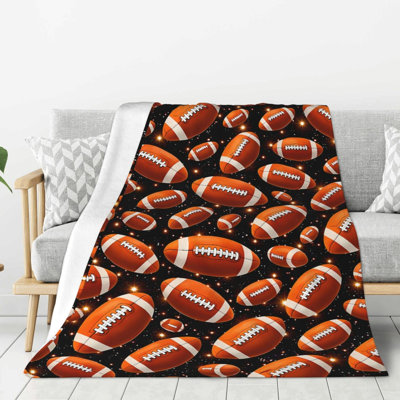 Couvertures en flanelle Starry Sky Rugby Air Conditioning Couvertures Nap