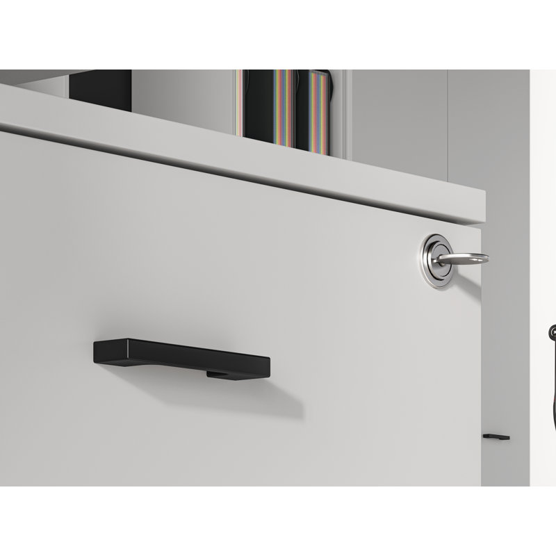 Raffaela 213.36cm Wide 3 -Drawer File Cabinet
