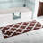 Freida 24x60-inch Cotton Bathroom Rug with Trellis Pattern and Non-Slip Base - Machine Washable-2038635432