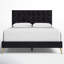 Lit tapissier capitonné standard à profil bas-1449955074-1449955077