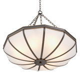 Jenkins Glass and Ceramic Chandelier