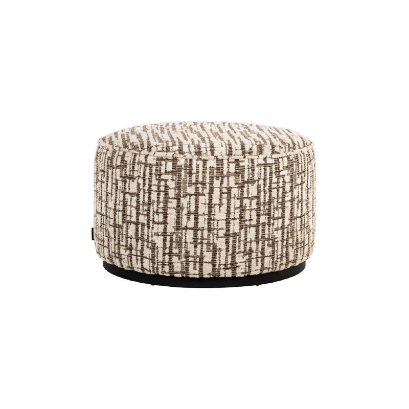 Pouf Lexie L, Gris/beige