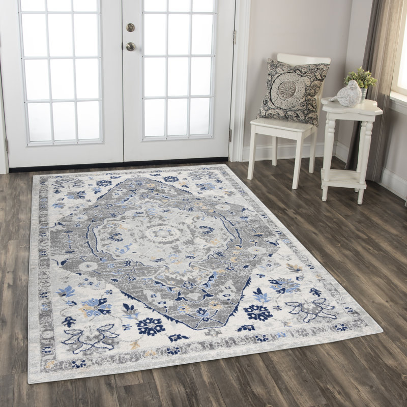 Geometric Indoor Rug, Rectangle 5'2" x 7'3"