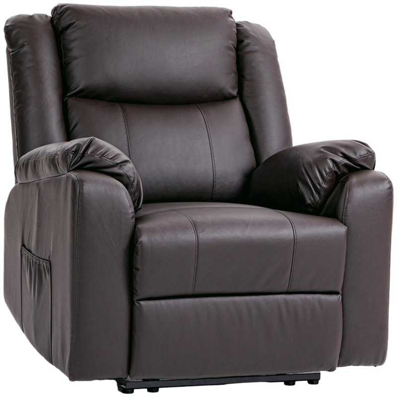 Fauteuil inclinable électrique en cuir Richel Vegan