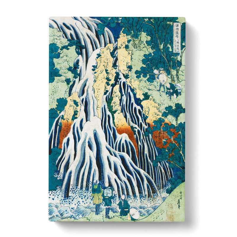 Shimotsuke Kurokami-Yama Kurifuri No Taki by Katsushika Hokusai - Wrapped Canvas, 76cm H x 50cm W x 3cm D