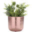 Pot à fleurs en cuivre martelé de 6,5 po - Pot pour fleurs, herbes et plantes grasses d'intérieur, plante décorative fabriquée à la main