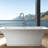 Freestanding Bathtub Faucet with Hand Shower-129589931