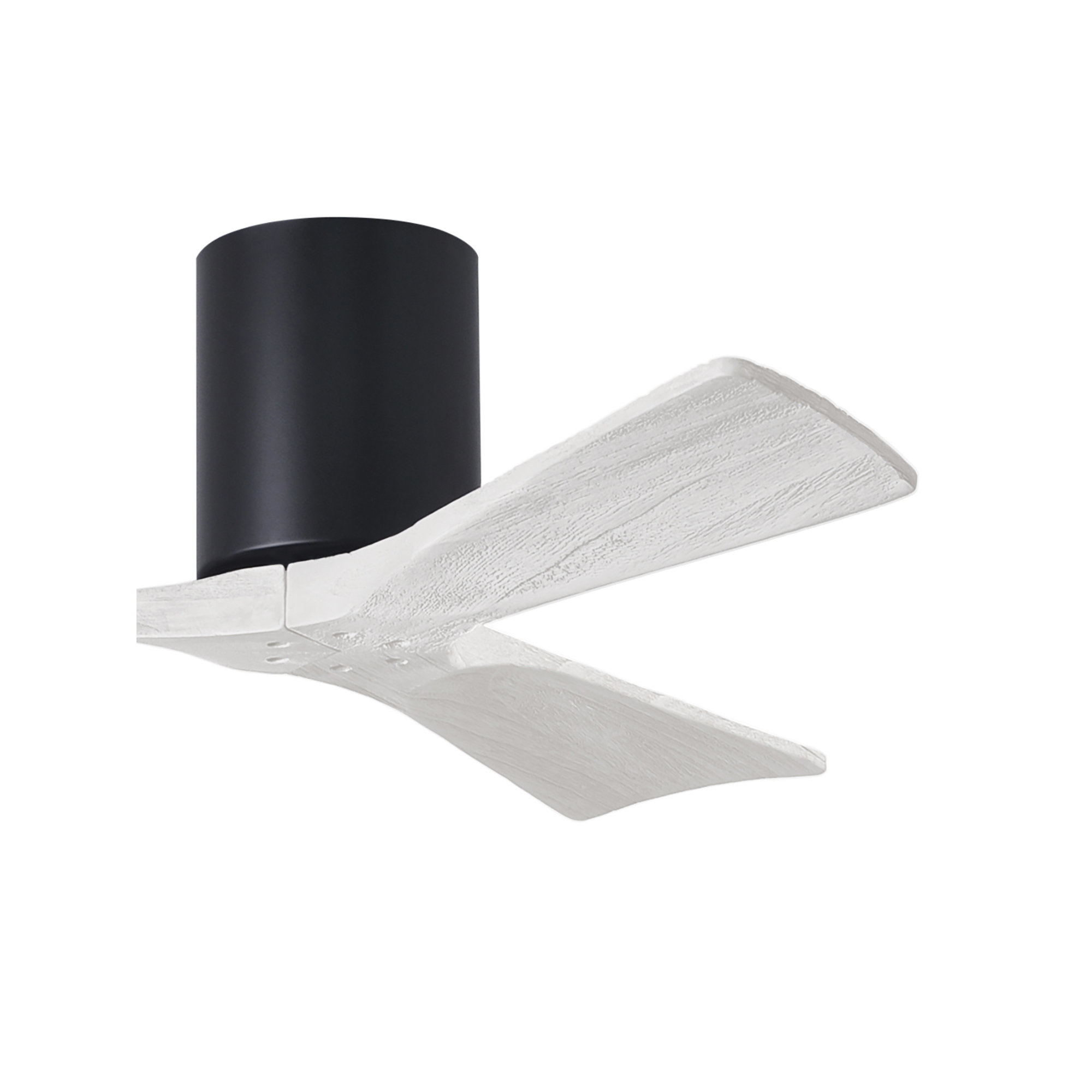 Olivier 3 Blade Ceiling Fan, Matte Black, 42", Matte White