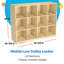 Casier de rangement 12 compartiments